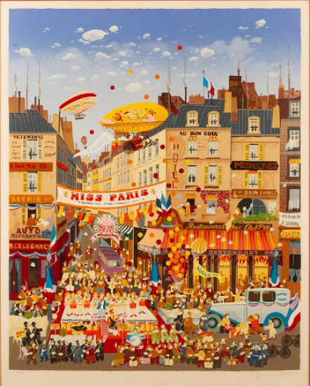 ヒロ・ヤマガタ『Miss Paris』世界限定300部シルクスクリーンの全体像