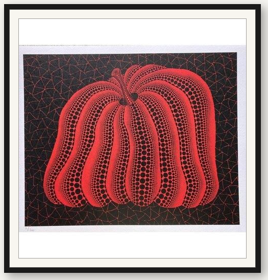 Red Pumpkin ブラック額装