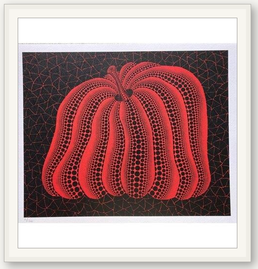Red Pumpkin ホワイト額装